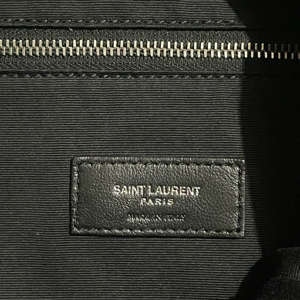 NWOT* SAINT LAURENT Canvas Drawstring Bag with Palm Print